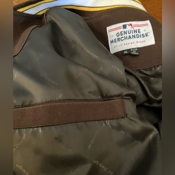 *NEW* San Diego Padres Brown, tan  and Gold Jacket - Picture 10 of 14